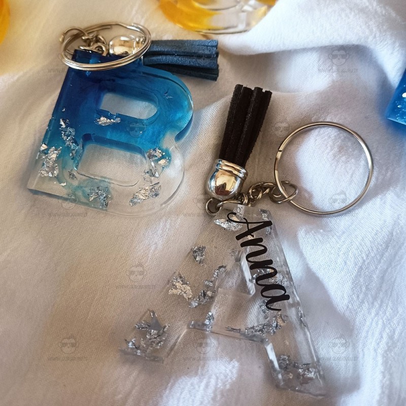 1 Confezione Di Portachiavi Con Lettere Dalla A Alla Z, Graziosi - Foto 9