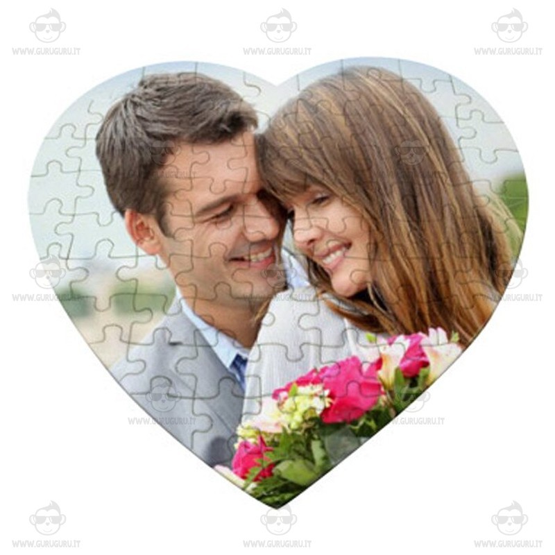 Puzzle Personalizzato 63 Pezzi Con Tua Foto &ndash; Regalo Unico Per Famiglia, Amici, Viaggi