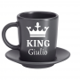 Set Tazzine da Caffè King e Queen Personalizzate