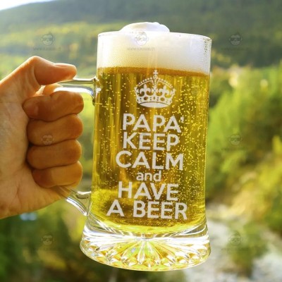 Boccale da Birra “Keep Calm and Have a Beer”