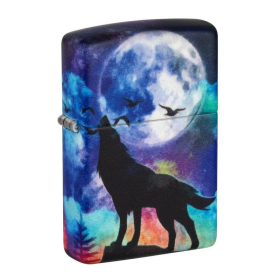 Accendino Zippo Benzina Wolf Design