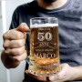 Boccale da Birra Buon 50° Compleanno Personalizzabile