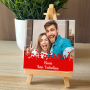 Mattonella su Cavalletto Personalizzabile con Foto - Idea Regalo San Valentino