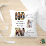 Cuscino Personalizzato con Foto e Frasi per il Nonno
