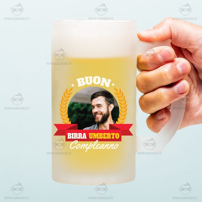 Bicchiere da whisky con aquila incisa: bicchiere highball, da vino o da birra personalizzato - Italia