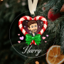 Pallina di Natale Personalizzabili con Emoticon