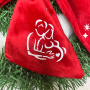 Fiocco di Natale Personalizzabile - Dolce Attesa