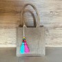 Borsa Baby in Juta Personalizzabile con Nome Ricamato