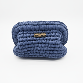 Pochette Donna Fatto a Mano Elegante con Fettuccia a Unicinetto