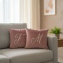 Cuscino Personalizzato - Fodera Cuscino Rosa in Velluto