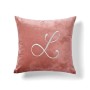 Cuscino Personalizzato - Fodera Cuscino Rosa in Velluto