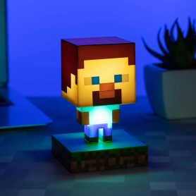 Lampada Minecraft Villager Steve